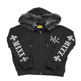 OR MXロゴファーパーカー