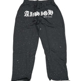 ORグリッターラメスウェットパンツ(BLACK)