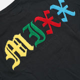 ORマルチカラー相良刺繍TEE(BLACK)