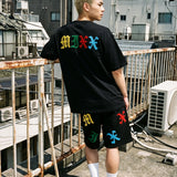 ORマルチカラー相良刺繍TEE(BLACK)