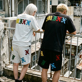 ORマルチカラー相良刺繍TEE(BLACK)