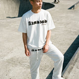 ORグリッターラメスウェットパンツ(WHITE)