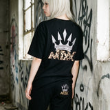 クラウンロゴTEE(B/Leopard)