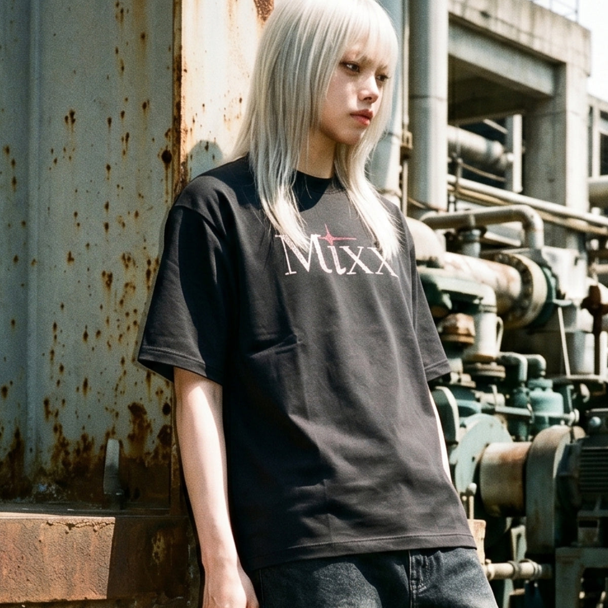 ORストーンロゴTEE