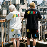 ORマルチカラー相良刺繍TEE(BLACK)