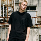 ORマルチカラー相良刺繍TEE(BLACK)