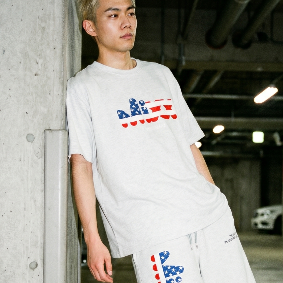 OR USロゴ刺繍TEE
