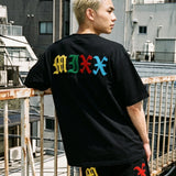 ORマルチカラー相良刺繍TEE(BLACK)