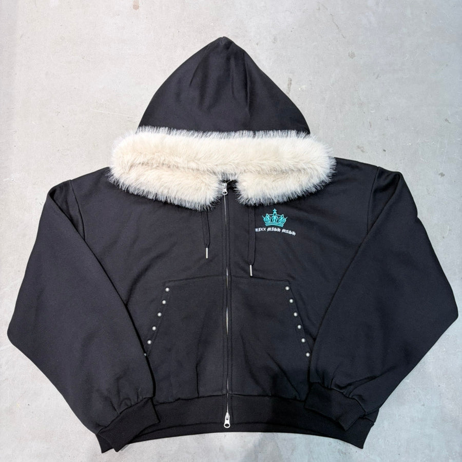 フードファークラウンZIPパーカー