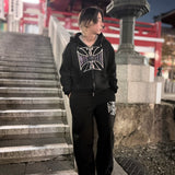 IC ストーンバレルスウェットパンツ (BLACK)