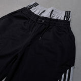 ナイロン切替ラインバレルスウェットパンツ