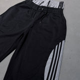 ナイロン切替ラインバレルスウェットパンツ