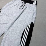 ナイロン切替ラインバレルスウェットパンツ